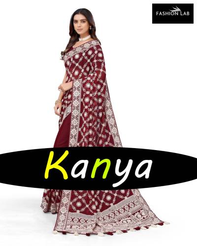 KANYA BY FASHION LAB GEORGETTE SAREE EXPORTER IN INDIA